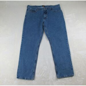 Lee Pants Mens 40 Blue‎ Denim Jeans Straight Leg Relaxed Fit Casual 40X32 00